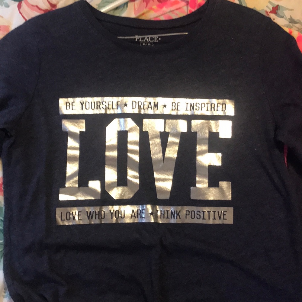 Blue Children’s place shirt